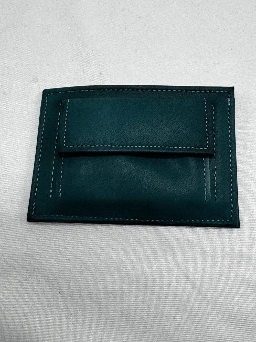 Rolfs Ladies Weekender Wallet Women Green Leather Travel Trip Small Money Credit